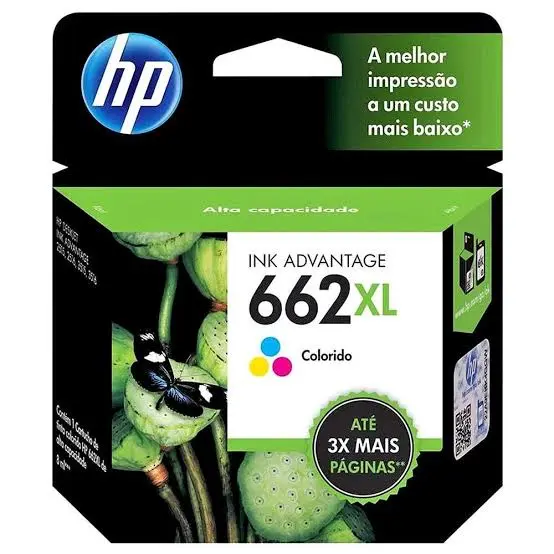 Cartucho HP 662 Colorido XL