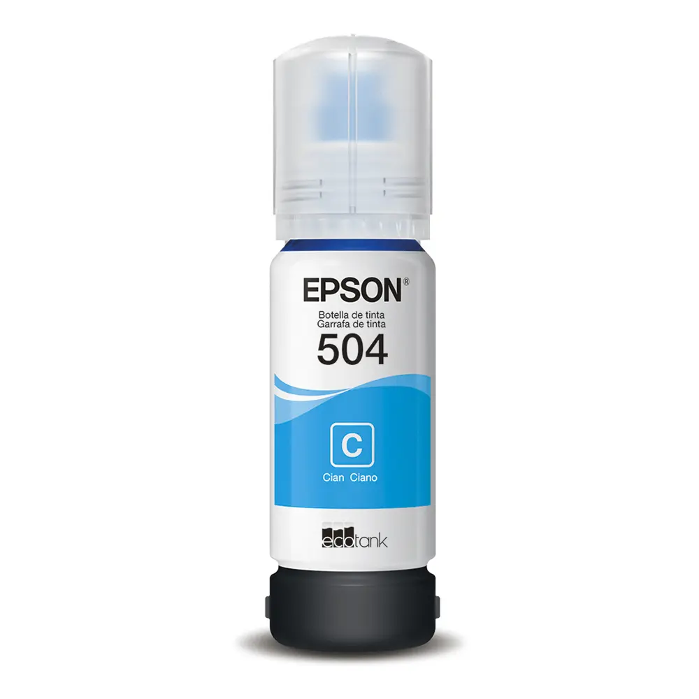 Refil de Tinta Epson 504 (Ciano)