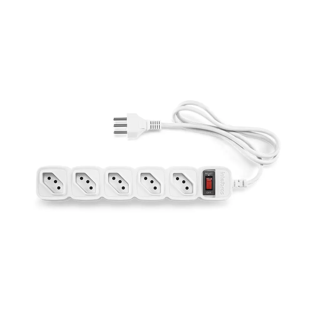 Filtro de Linha Intelbras c/ 5 Tomadas (Branco)